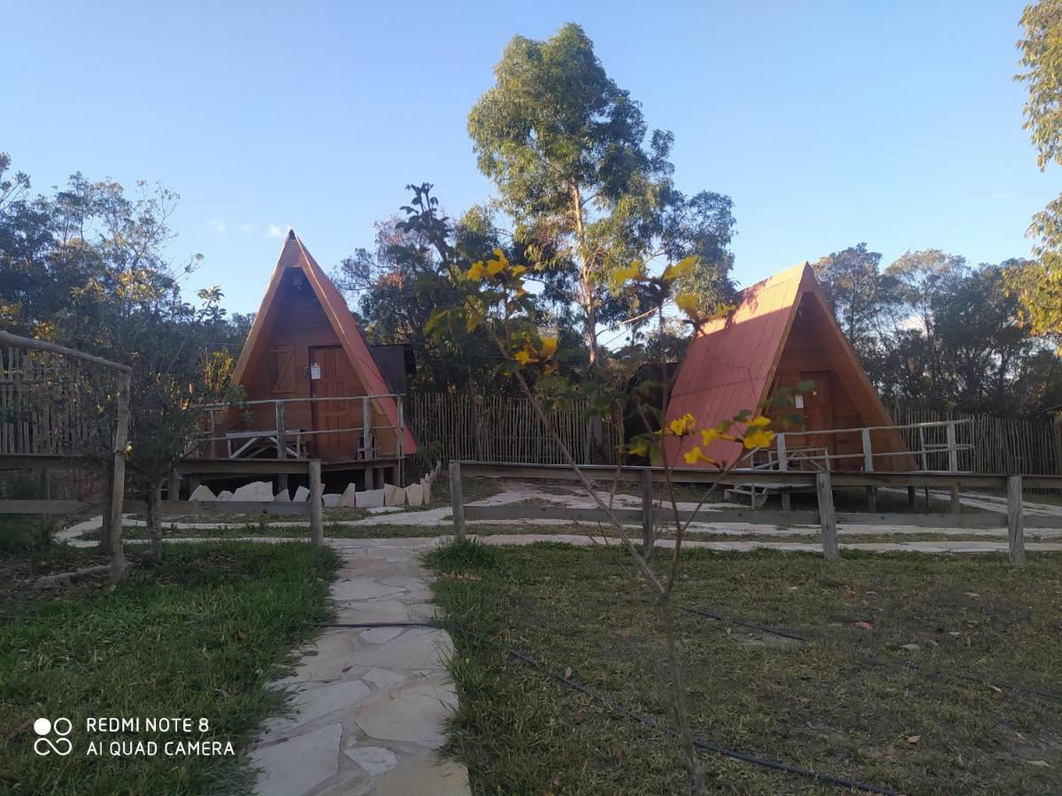 Chales E Camping Do Robinho 1 São Tomé das Letras Exteriör bild