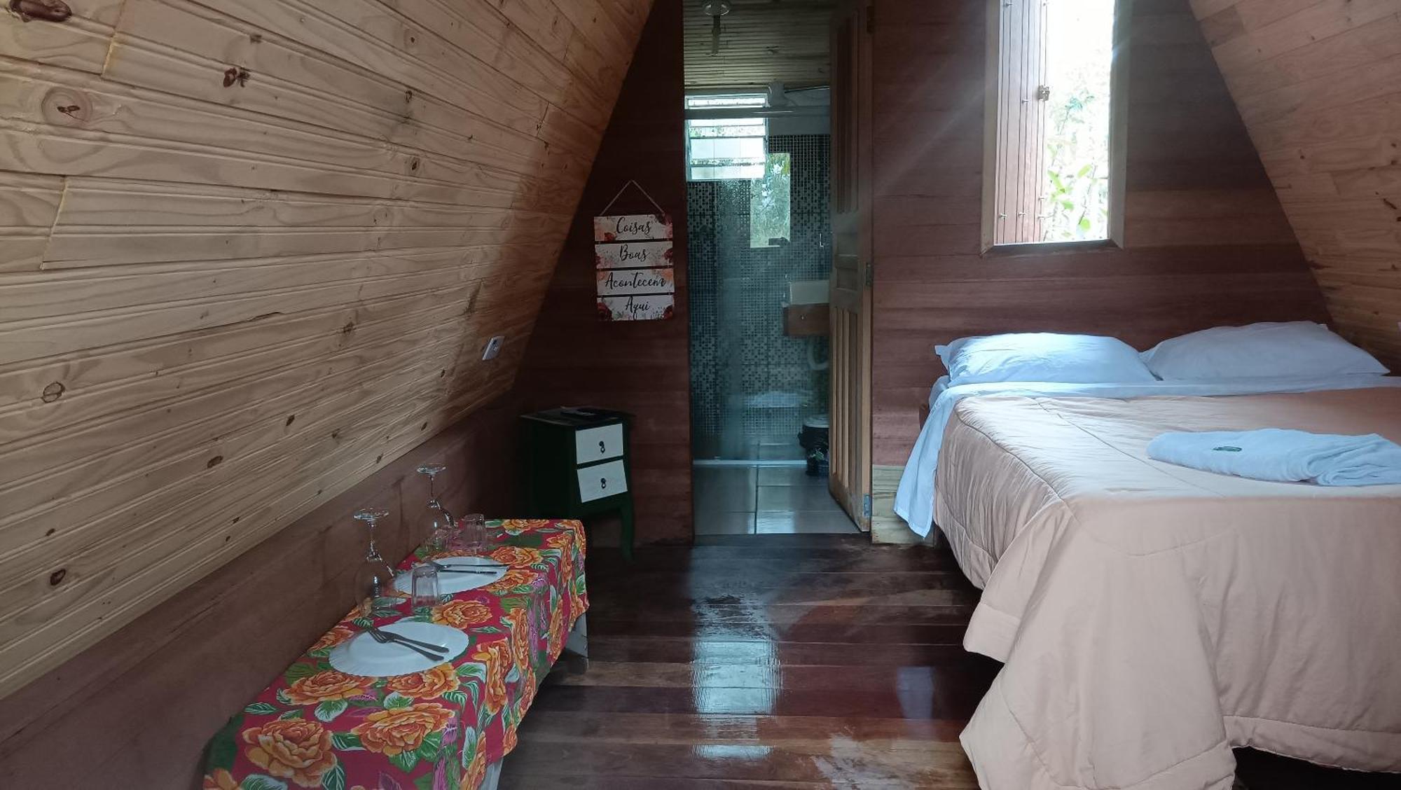 Chales E Camping Do Robinho 1 São Tomé das Letras Exteriör bild